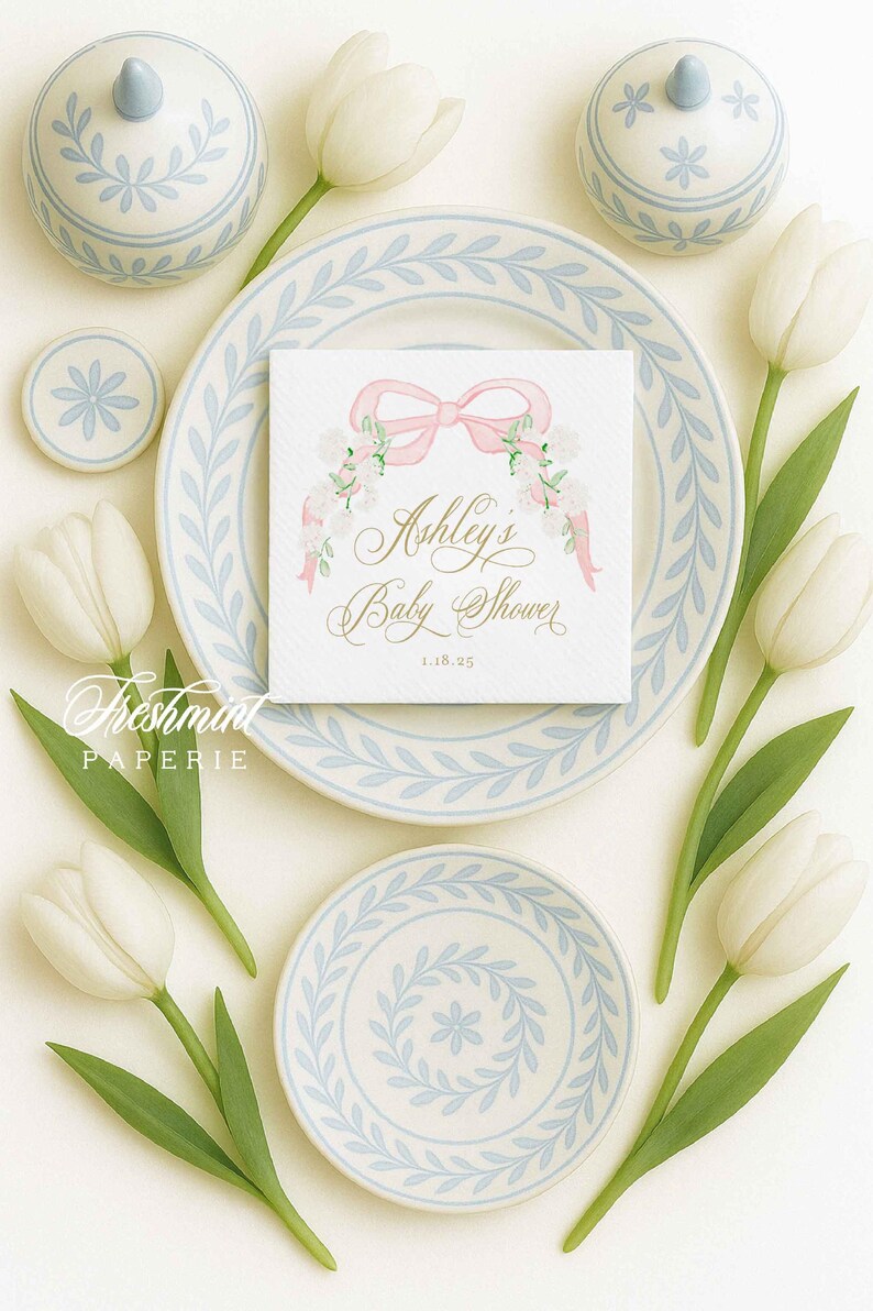 Napkins to match you invitation, Beverage, Luncheon, Dinner, 3 ply Luncheon (6.5x6.5)