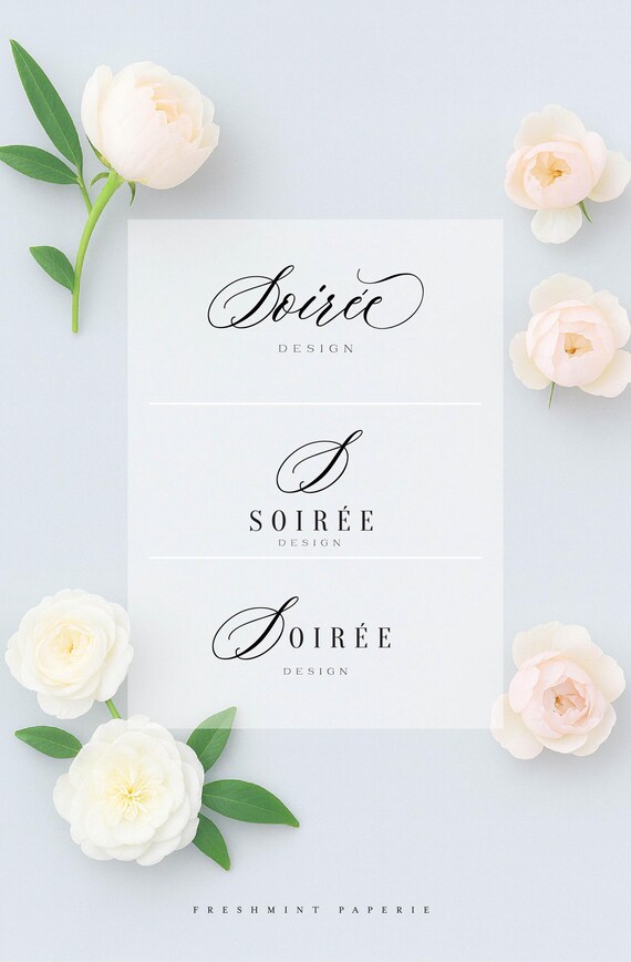 Logo Design, Business Branding, Modern Logo, Calligraphy Logo, Branding, Pretty Logo Designs, Feminine Logo, Monogram Logo