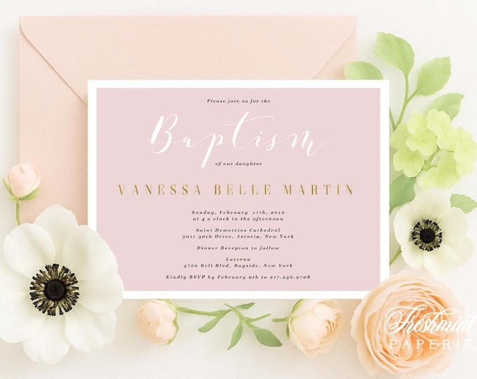 Baptism invitations - baptism invitation - christening Invitation - cross invitation - religious invitation -  baptism - cross invite