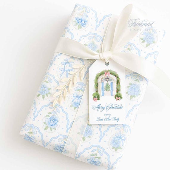 Christmas Gift Tags, Real Estate, Realty, Personalized, Grandmillennial