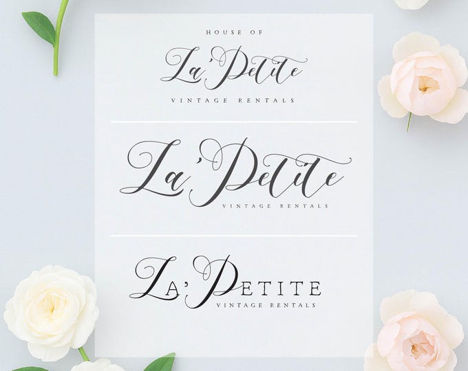 Custom Logo Design: Modern Business Branding, Calligraphy Logo