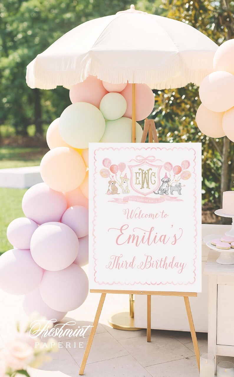 Sign to match your invitation design from our shop - freshmint paperie image 4