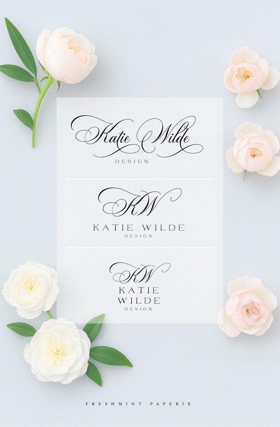 Logo Design, Business Branding, Modern Logo, Calligraphy Logo, Branding, Pretty Logo Designs, Feminine Logo