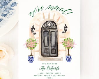 Moving Announcement Card, We've Moved Announcements, New Home Announcement, Moved Announcement, Address Change Card, Housewarming