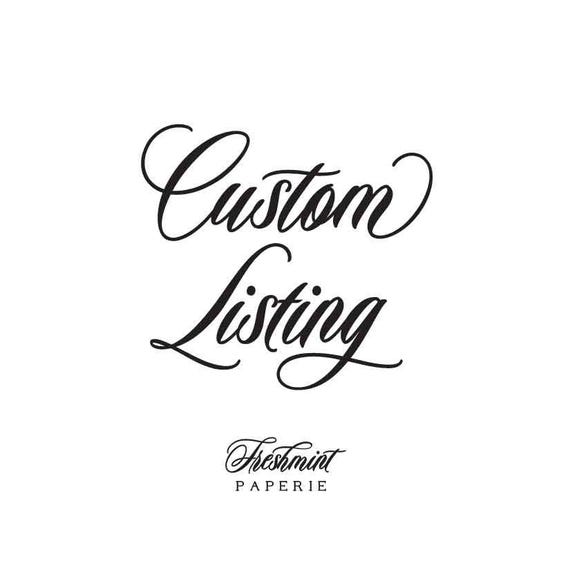 custom invitation