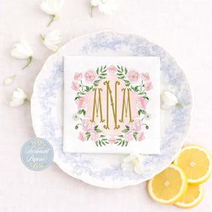 Napkins to match you invitation, Beverage, Luncheon, Dinner, 3 ply image 2