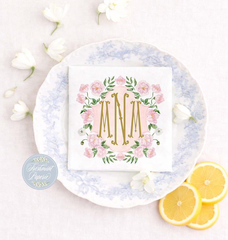 Napkins to match you invitation, Beverage, Luncheon, Dinner, 3 ply image 2