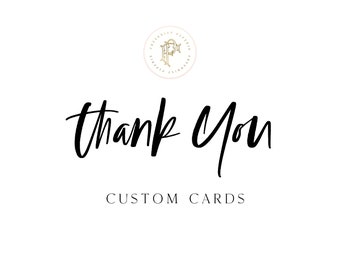 THANK YOU CARDS - Note cards - digital or printed -  freshmint paperie