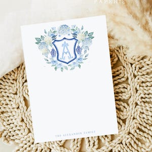 Custom Ginger Jar Monogram Notepad - 5x7