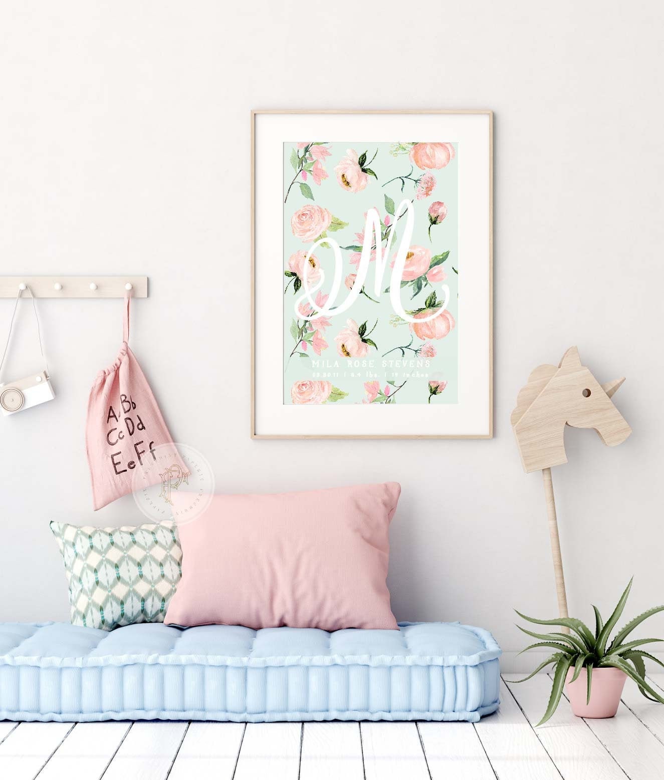 Custom Name Wall Art Nursery Wall Art Nursery Name Wall Art Etsy