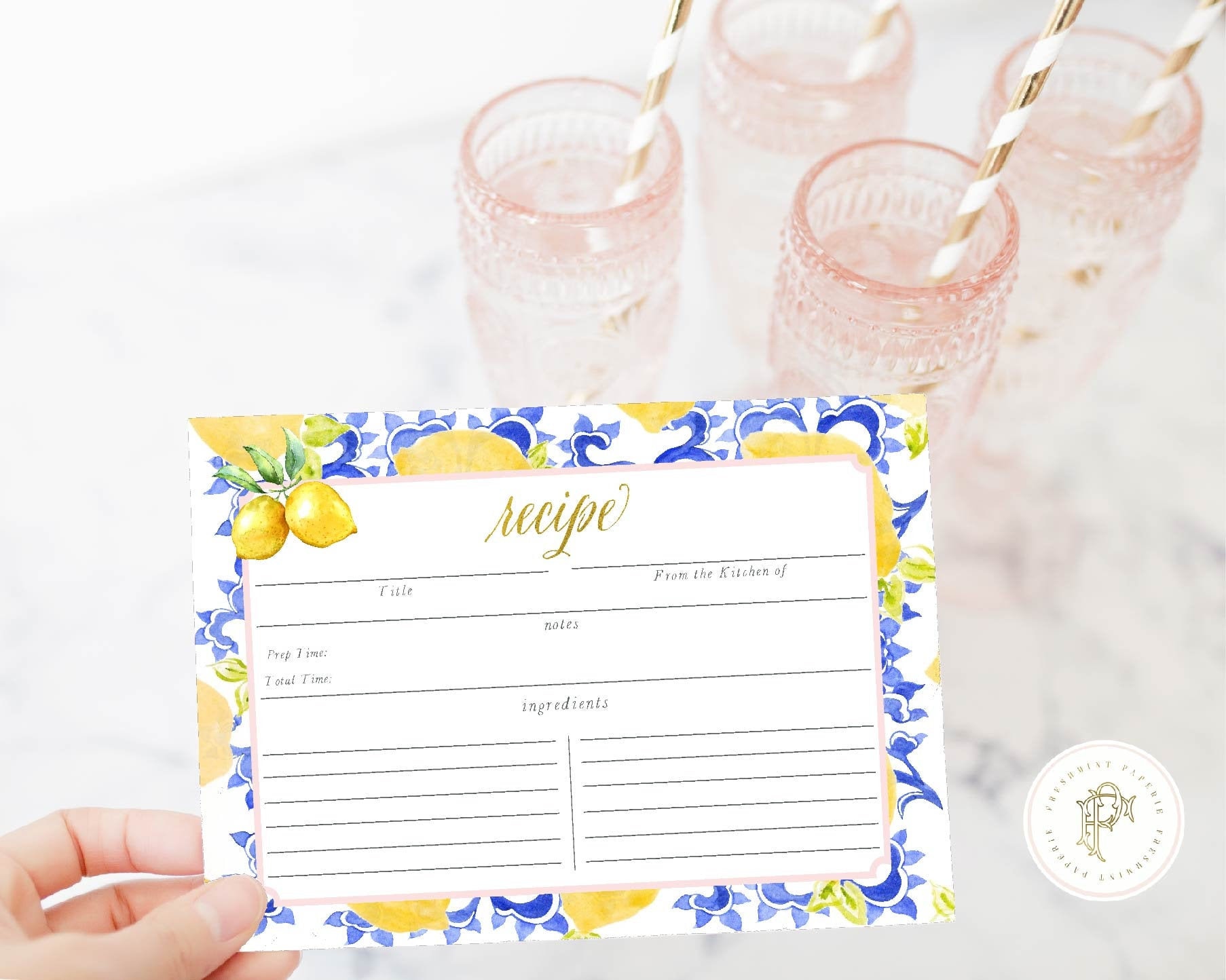 Recipe cards to match invitation recipe cards bridal shower Recipe