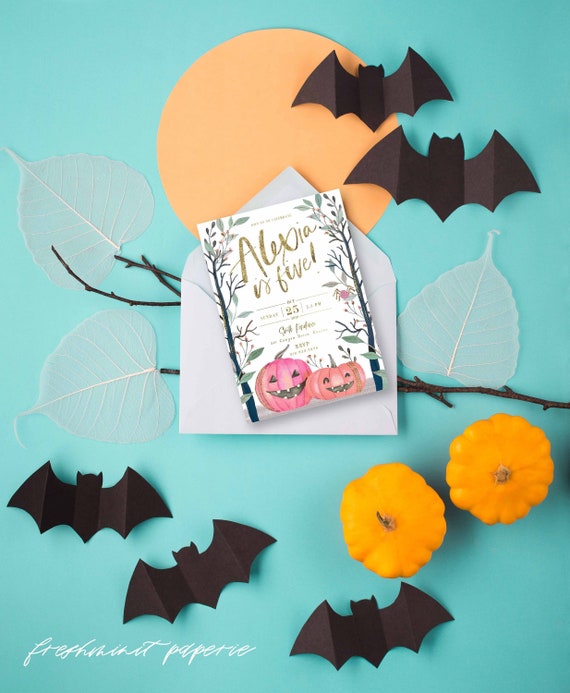 Halloween Geburtstagseinladung Gruselige Einladung - Etsy.de