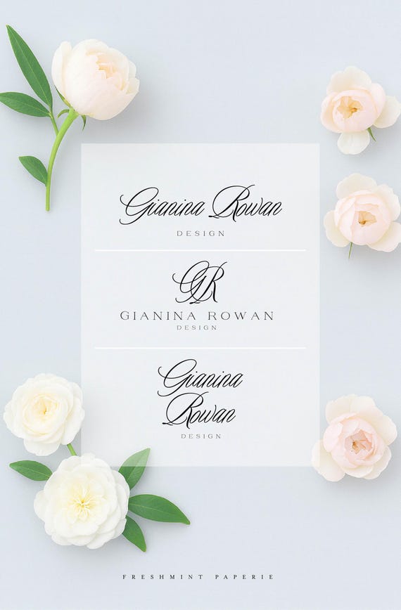 Logo Design, Business Branding, Modern Logo, Calligraphy Logo, Branding, Pretty Logo Designs, Feminine Logo