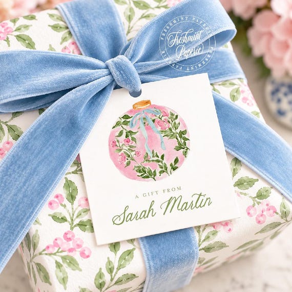 Personalized Gift Tags: Set of 25