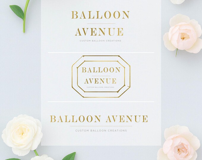 Custom Logo Design: Modern Business Branding, Calligraphy Monogram