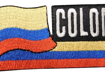 Colombia Country Iron On Patch