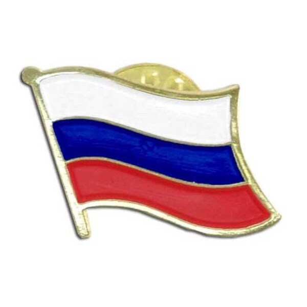 Russia Russian Country Flag Bike Motorcycle Hat Cap Lapel Pin