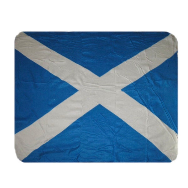 Scotland St Andrews Cross Flag 50"x60" Plush Polar Fleece Blanket Throw