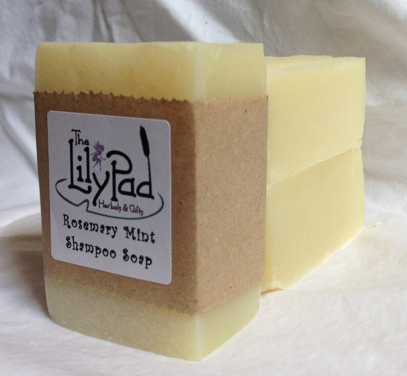 TOP SELLER Rosemary & Mint Shampoo Bar Soap. Coldprocess Etsy
