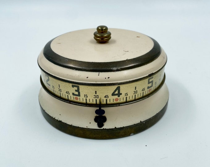 LUX Rotary Mystery Tape Measure Clock Lux U.S.A. Circa 1930s Etsy