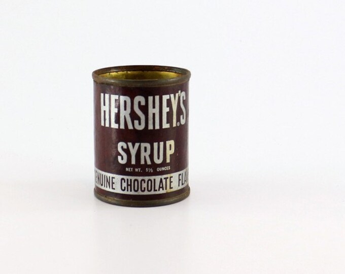 Vintage Hershey's Chocolate Syrup Can Etsy