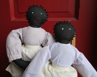 vintage african american rag dolls
