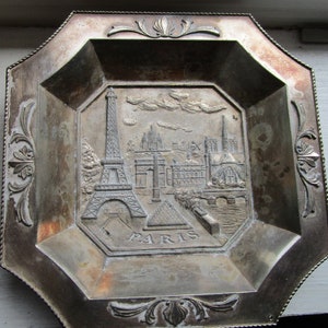 Souvenir ashtray PARIS by Polyne - made in France - Ruby Lane