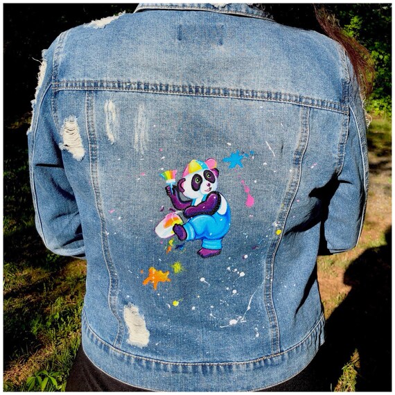 lisa frank jean jacket