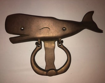 Whale Door Knocker Etsy