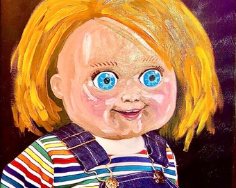 Impresión artística de fan de la película de terror Childs Play: El joven Chucky
