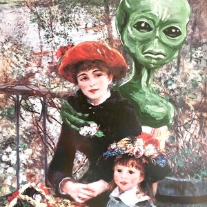 Impresionista de la familia alienígena alteró la impresión de arte de Renoir