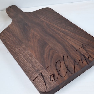 Personalized Cutting Board | Hardwood | | Custom Engraved | Wedding Gift | Mother&#39;s Day | Paddle Board