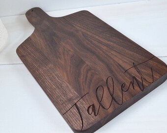 Personalized Cutting Board | Hardwood | | Custom Engraved | Wedding Gift | Mother's Day | Paddle Board