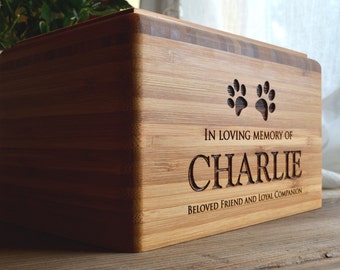 dog ashes memorial box