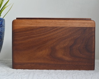 Walnut Wood Pet Urn, Memorial Box, Personalized, Dog, Cat, Walnut Wood, Custom Engraved