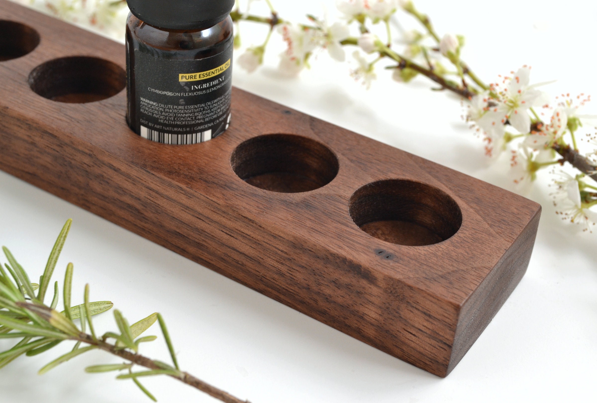 Oil Display Oil Storage Wood Essential Oil Holder doTERRA Etsy