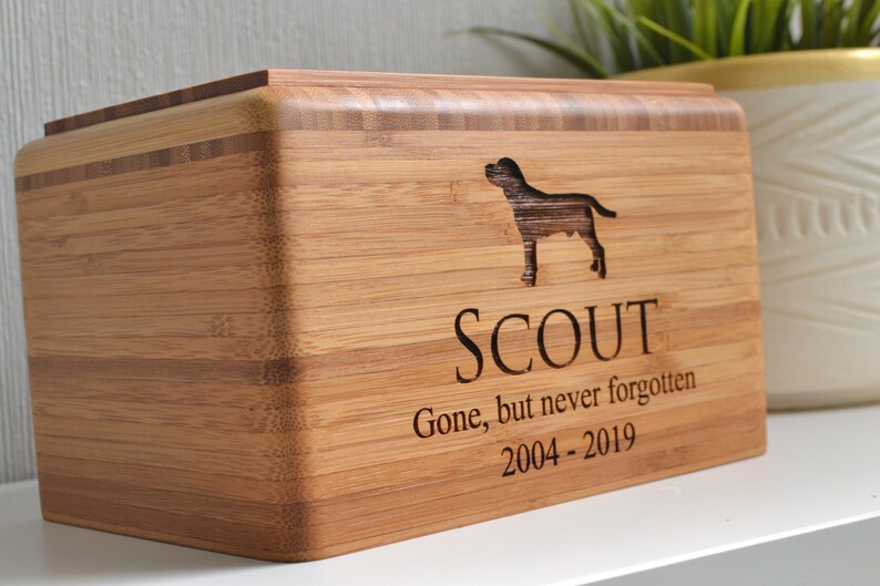 cedar box for pet ashes