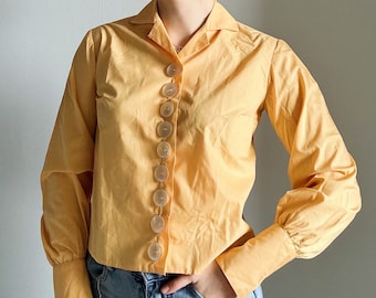 Retro blouse yellow