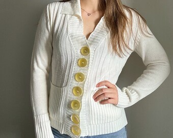 Cardigan with collar