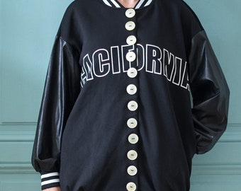 Button college jacket