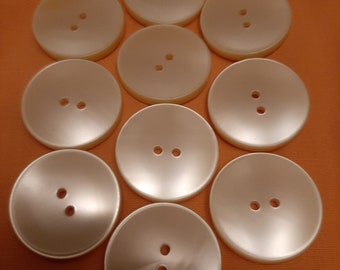 Coat button "Gloss button" Dm 25 mm (50 pieces)