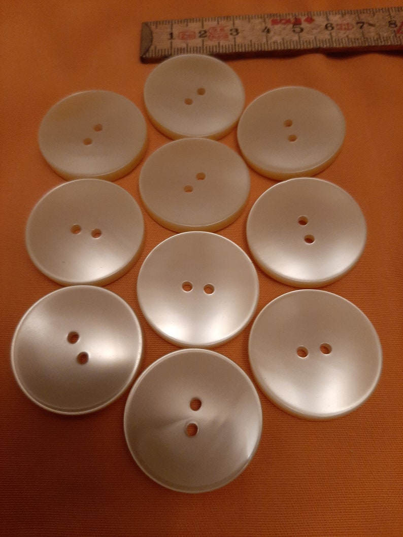 Coat button Gloss button Dm 25 mm 50 pieces image 1