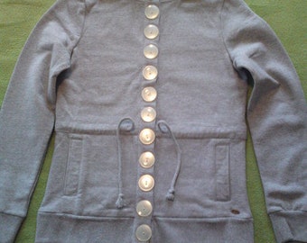 Longsweatjacke Ice Grey *