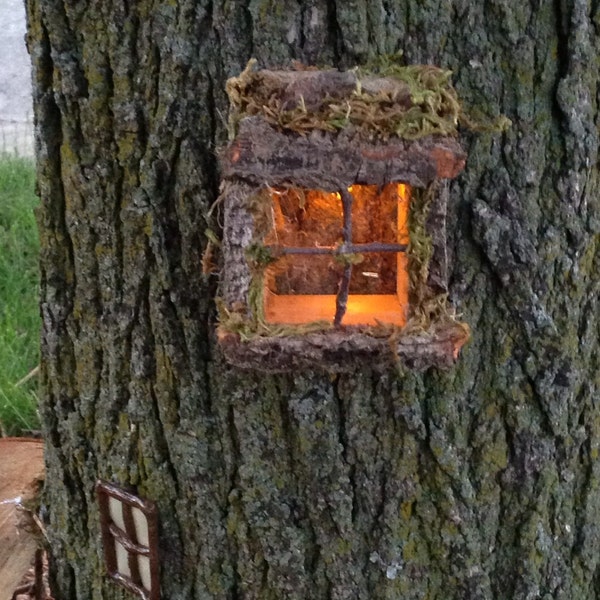 Magical Lighted Fairy Window