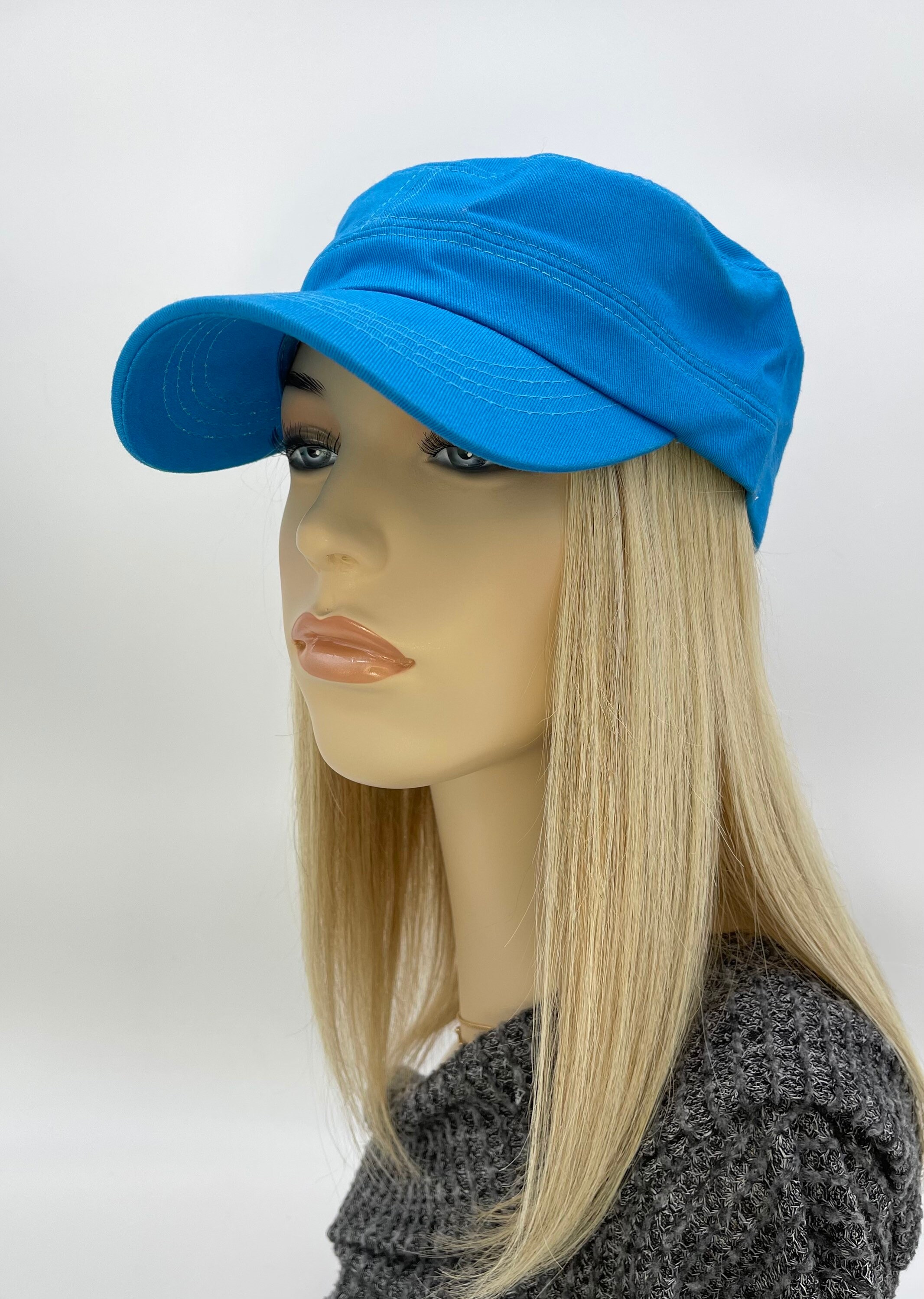 100% Human Hair Chemo Hat. Women's 