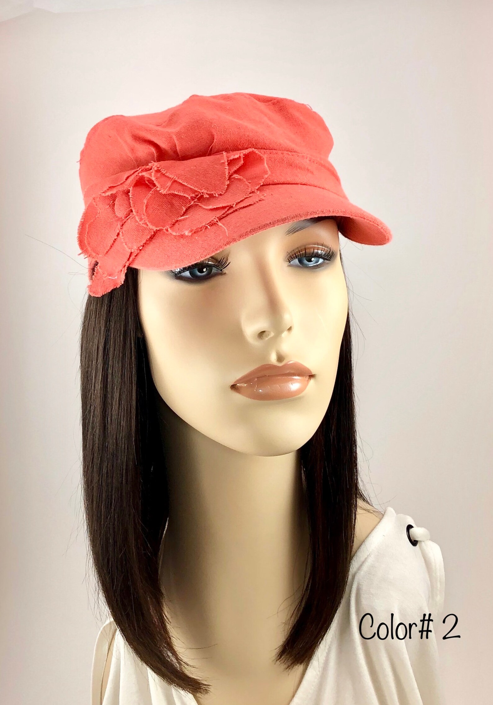 Chemo Hat. Great for Summer Women's Salmon Colored Hat Etsy