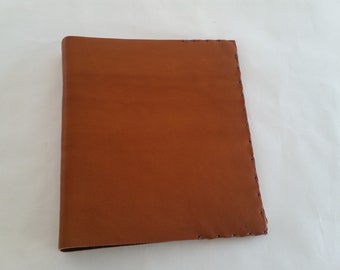 leather 3 ring binder etsy