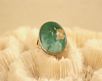 Vintage Navajo Silver and Turquoise Ring