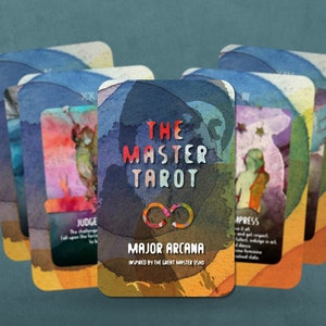 Le maître tarot - arcanes majeurs - tarot d'Osho - jeu de tarots - diseur de bonne aventure - outils de divination - cadeau de tarot - cartes illustrées