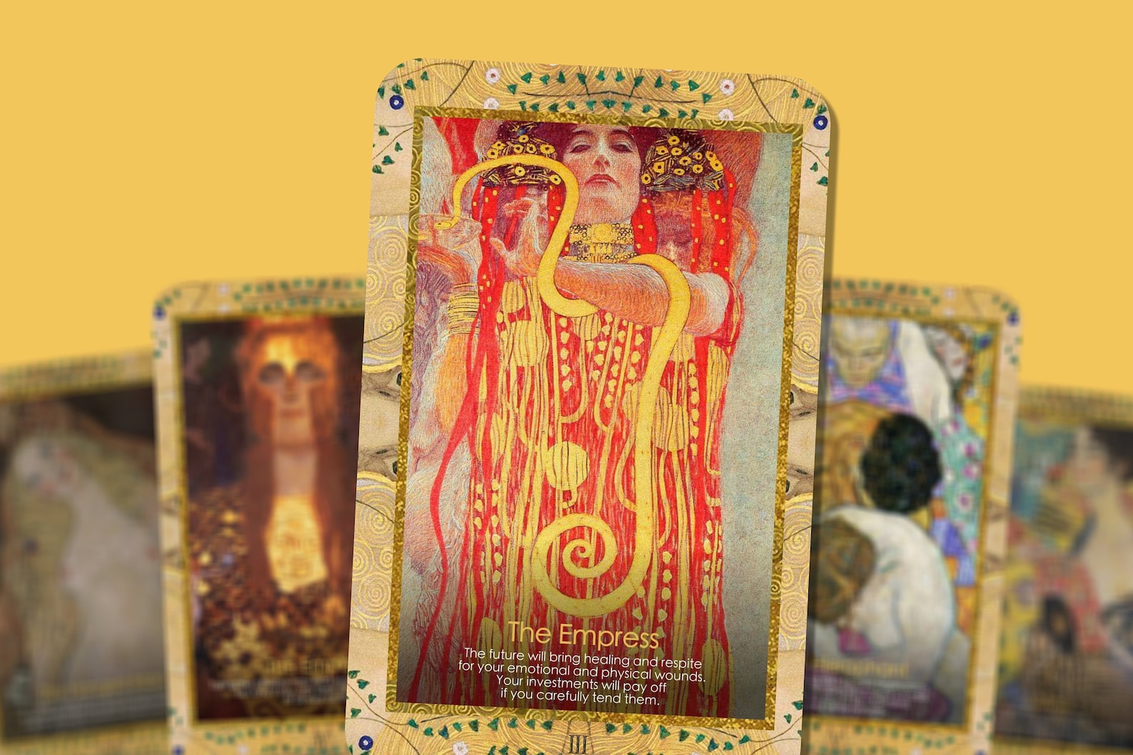 Symbolism Tarot Major Arcana Gustav Klimt Tarot Tarot Deck Fortune